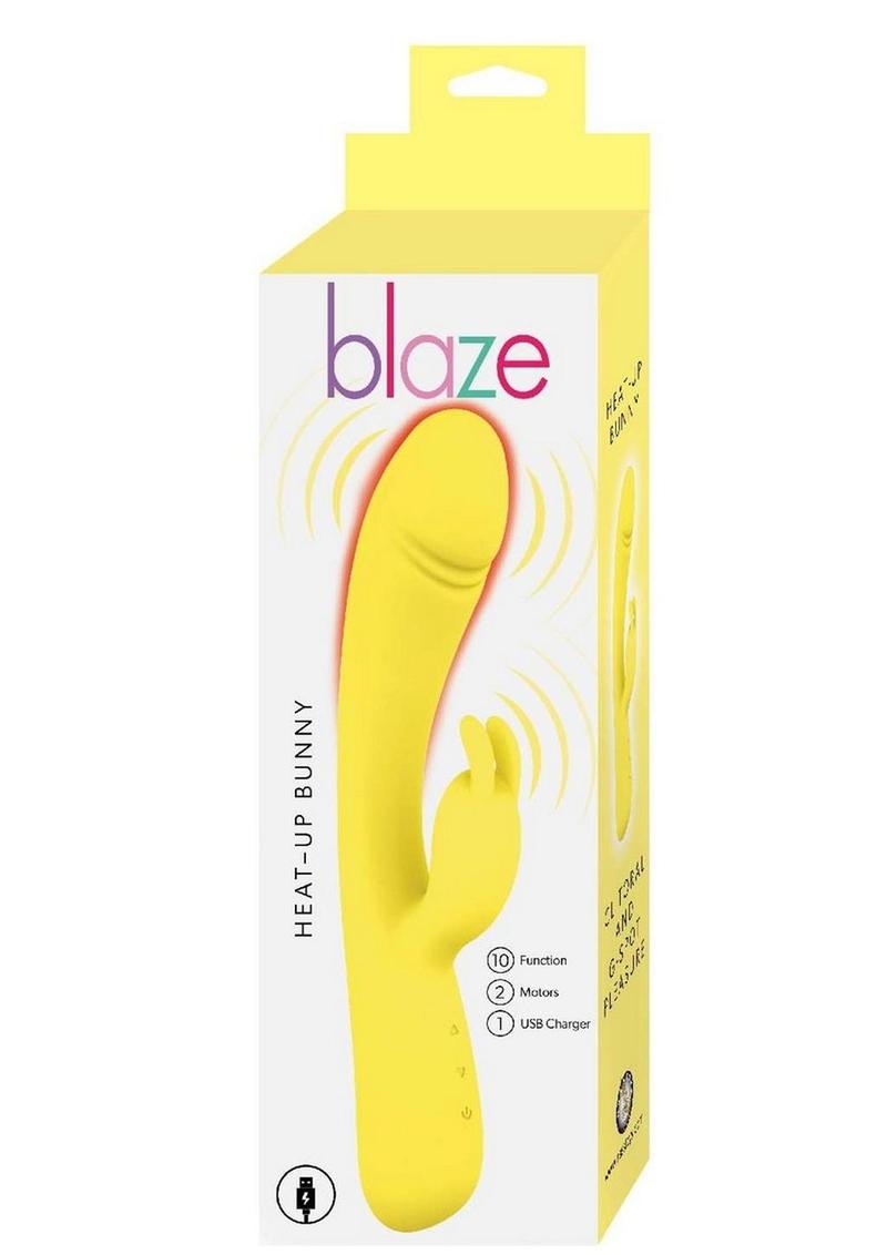Blaze Heat Up Bunny Rechargeable Silicone Vibrator