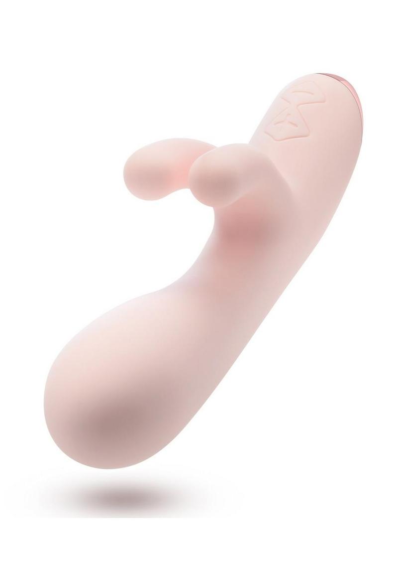 Blush Elora Rechargeable Silicone Rabbit Vibrator with Triple Stimulation