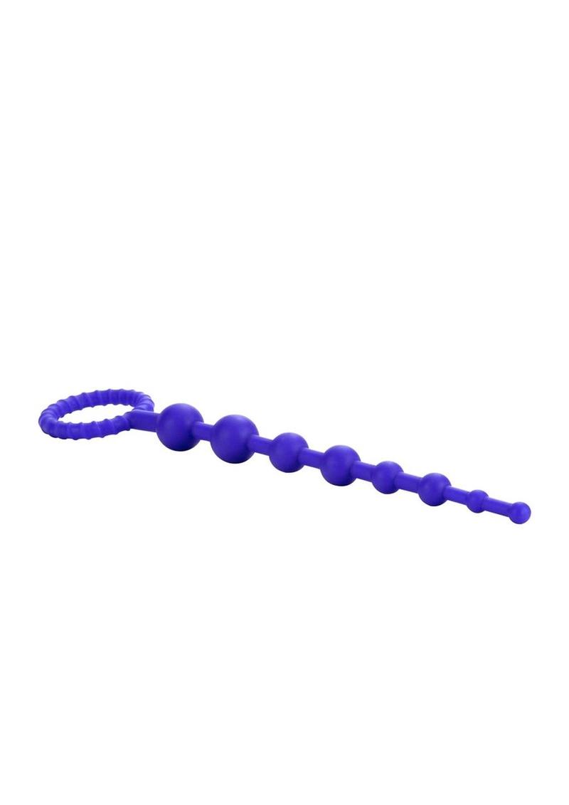 CALEXTICS Booty Call Purple Flexible Silicone Anal Beads