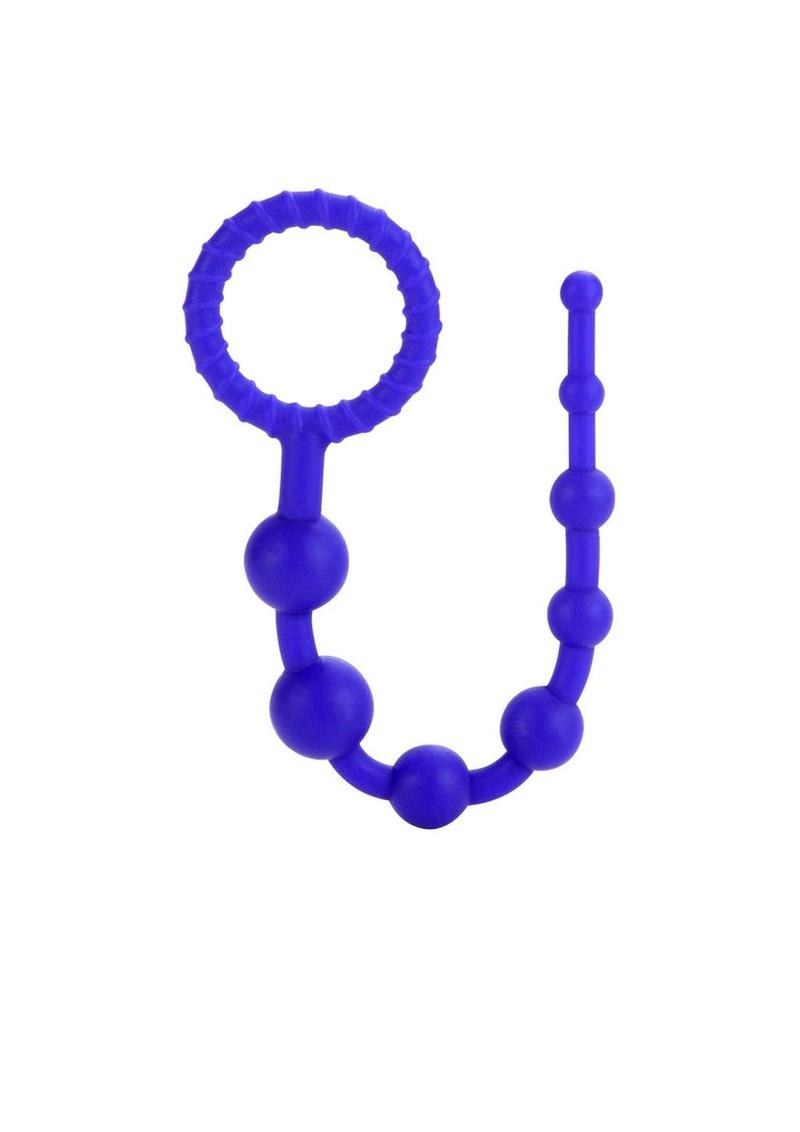 CALEXTICS Booty Call Purple Flexible Silicone Anal Beads