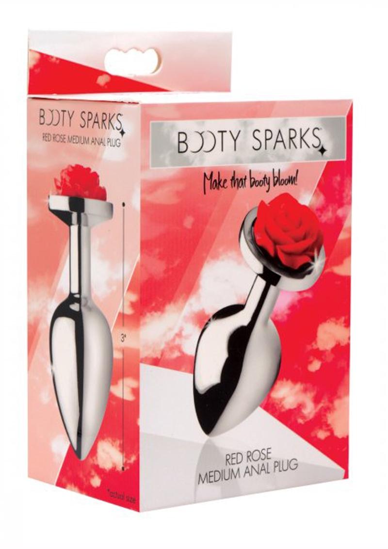 Booty Sparks Red Rose Small Anal Plug