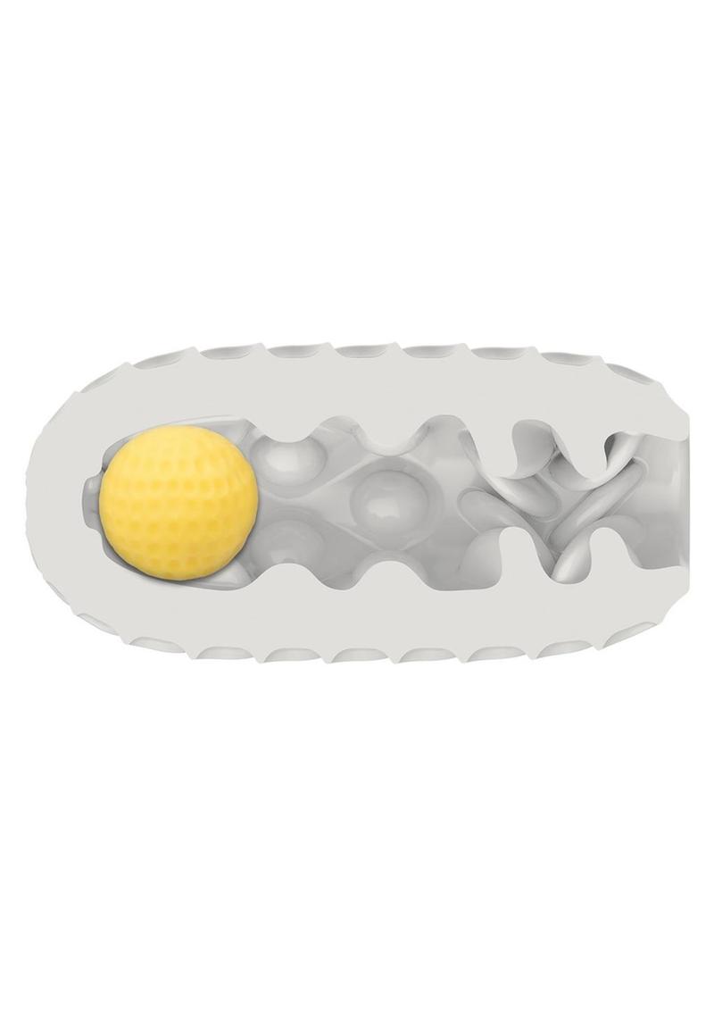Boundless Reversible Squishy Ball Stroker with Tip Tickler