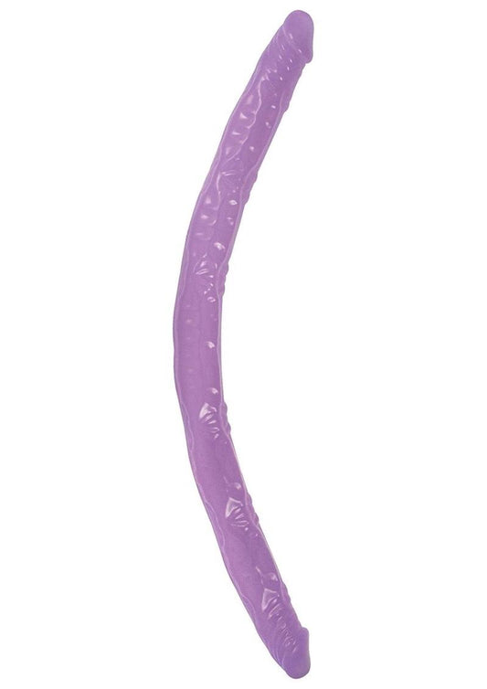 Butt to Butt Double Play 18 Inch Purple Dildo