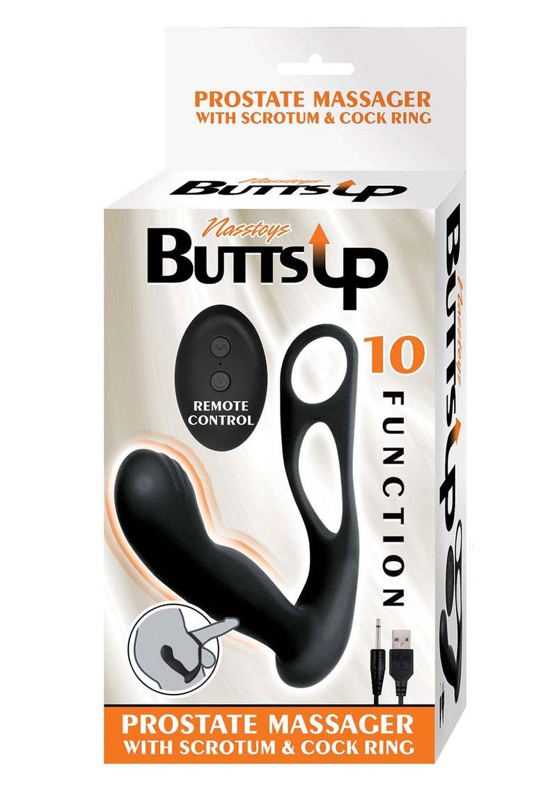 ButtsUp Prostate Massager With 10 Function Remote Control