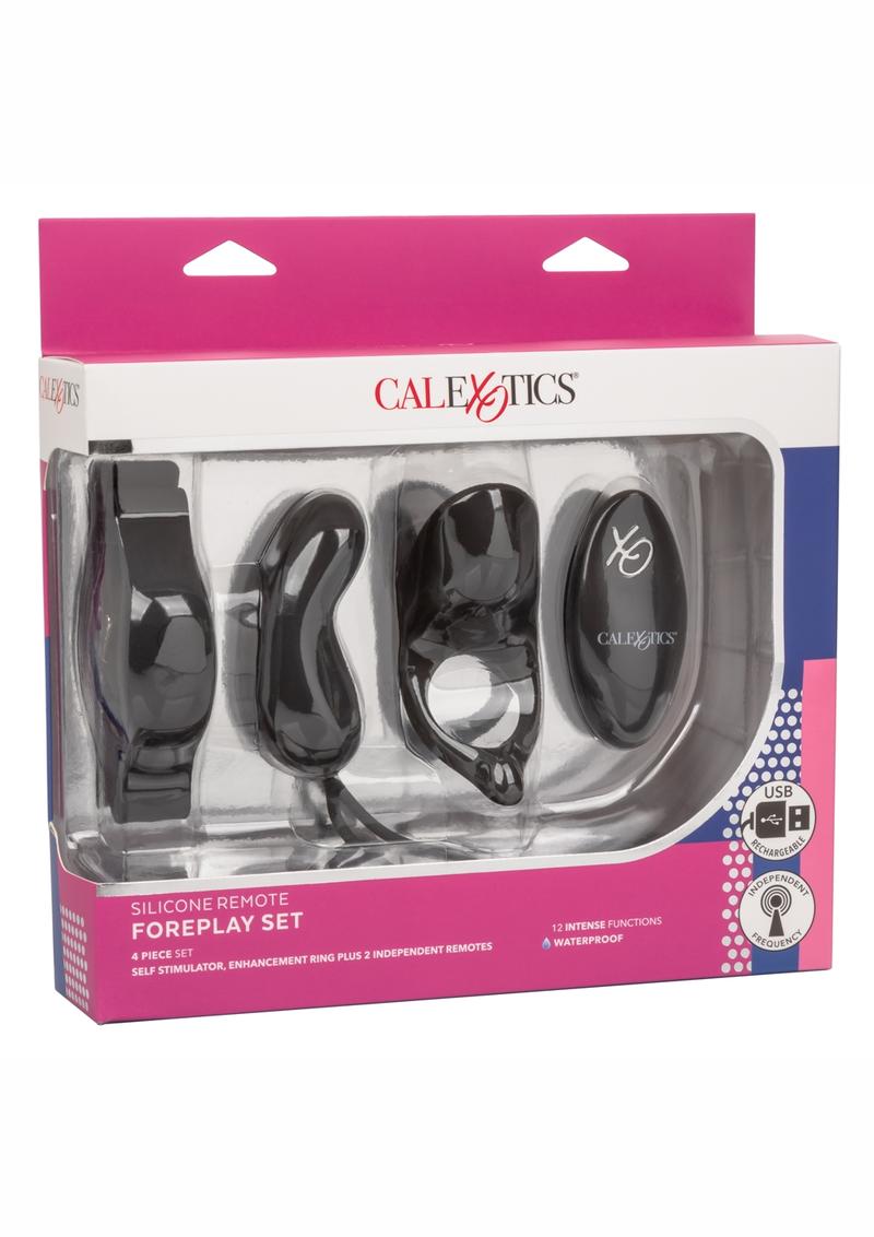 CalExotics Silicone Remote Foreplay Set