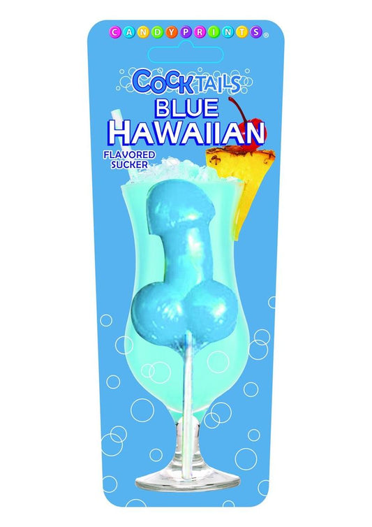 Cocktails Blue Hawaiian Flavored Cocktail Sucker
