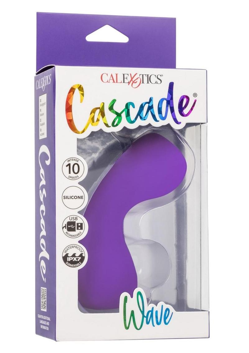 Calexotics Cascade Wave Rechargeable Silicone Vibrator