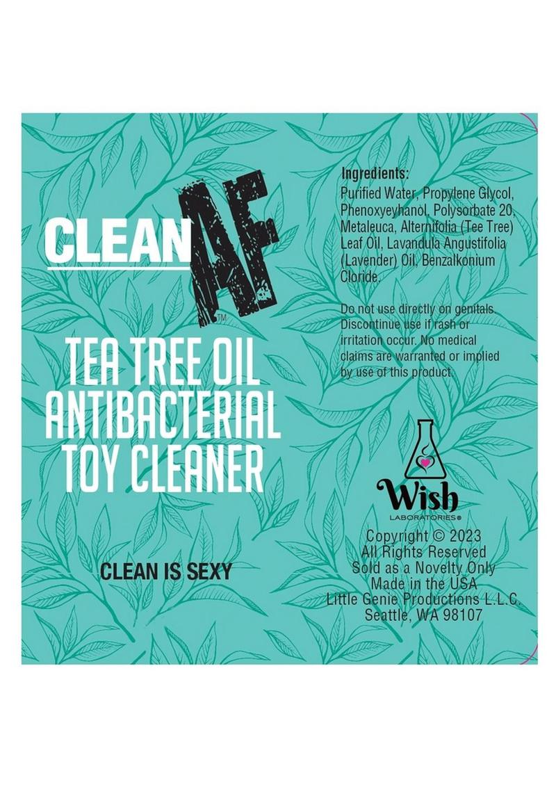 Clean AF Tea Tree Oil Antibacterial Toy Cleaner Spray