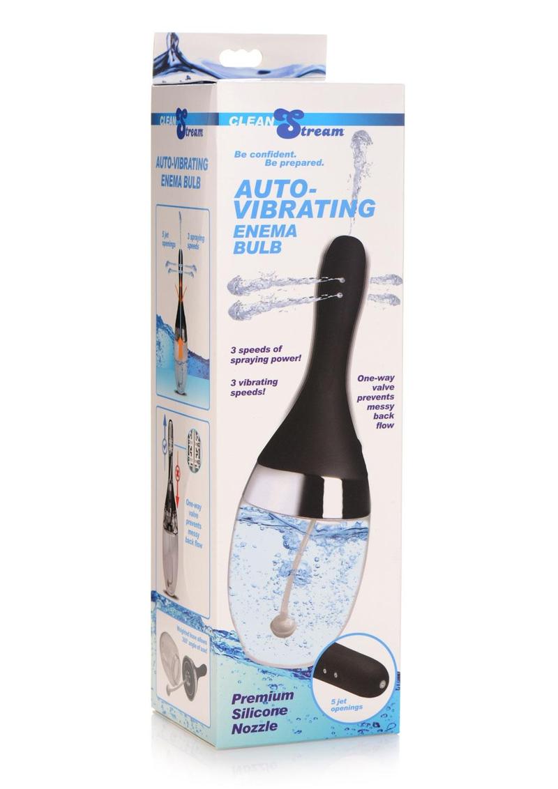 Clean Stream Auto Vibrating Silicone Enema Bulb
