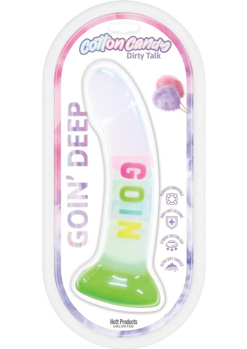 Cotton Candy Dirty Talk Goin' Deep Silicone Dildo