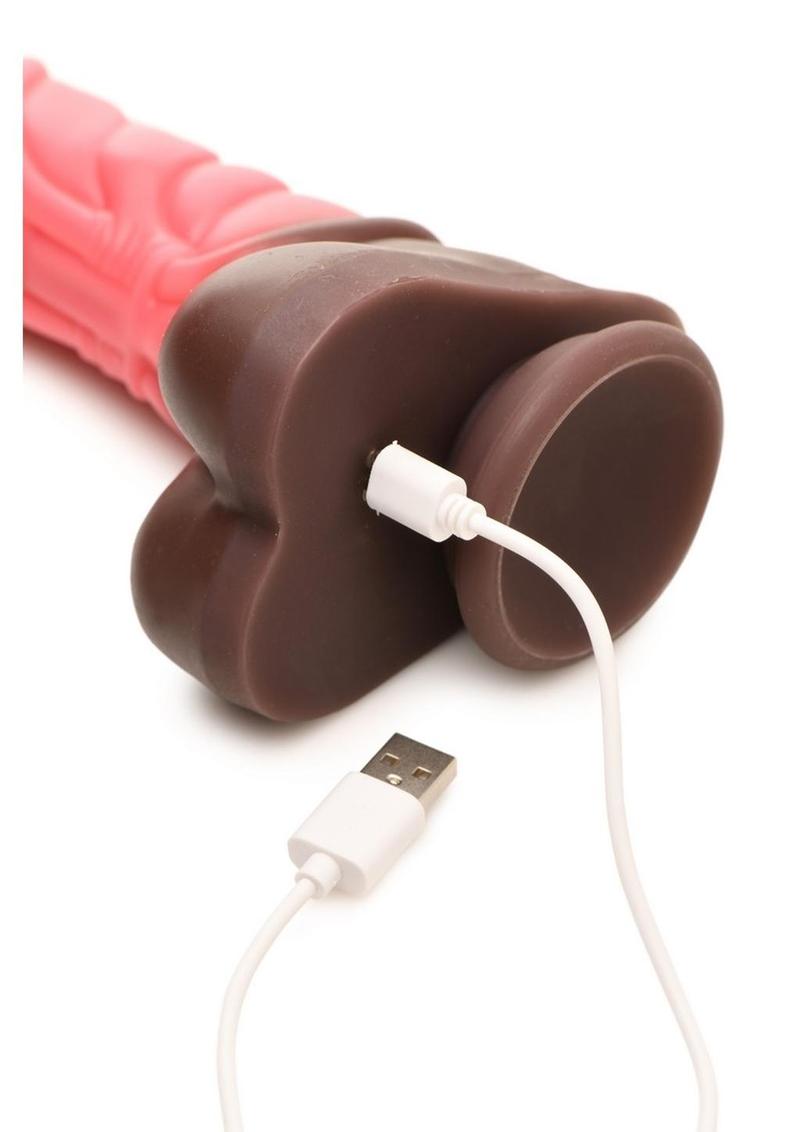 Creature Cocks Deluxe Centaur Thrusting and Vibrating Silicone Dildo