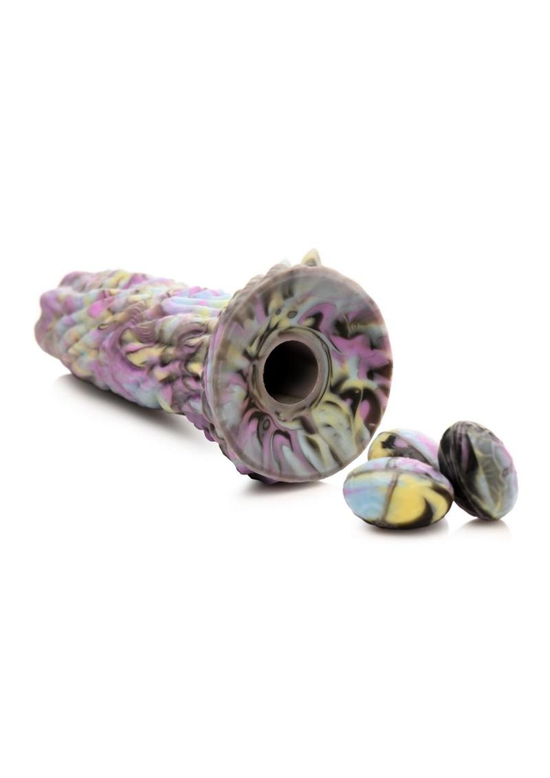 Creature Cocks Dragon Spawn Silicone Dildo With Eggs