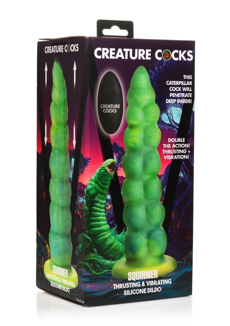 Creature Cocks Squirmer Thrusting And Vibrating Dildo