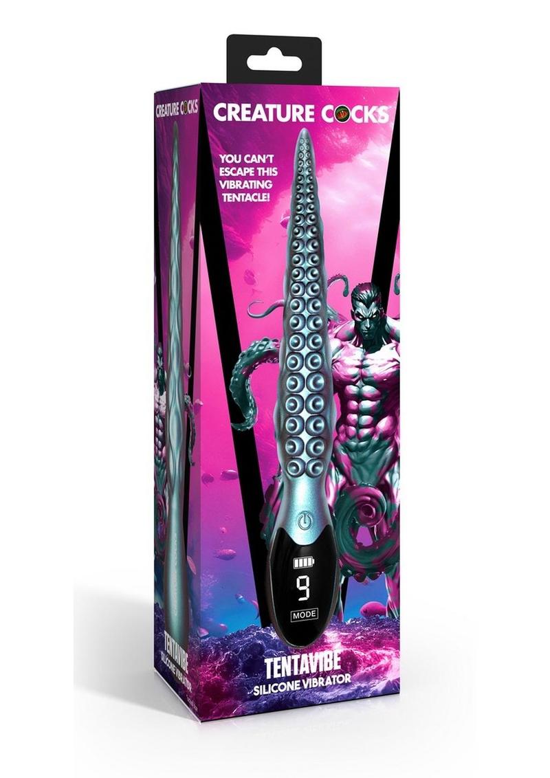 Creature Cocks Tentavibe Rechargeable Silicone Vibrator Teal