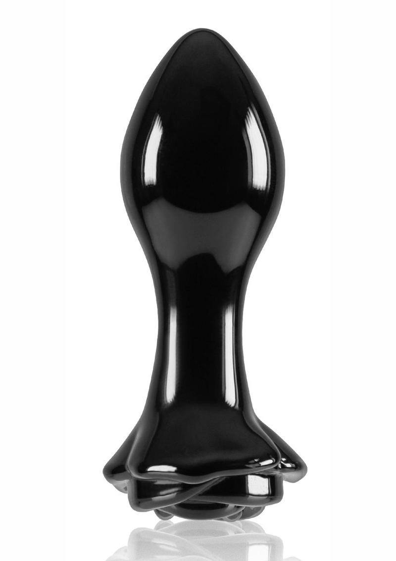 Crystal Premium Glass Rose Probe Elegant Anal Plug