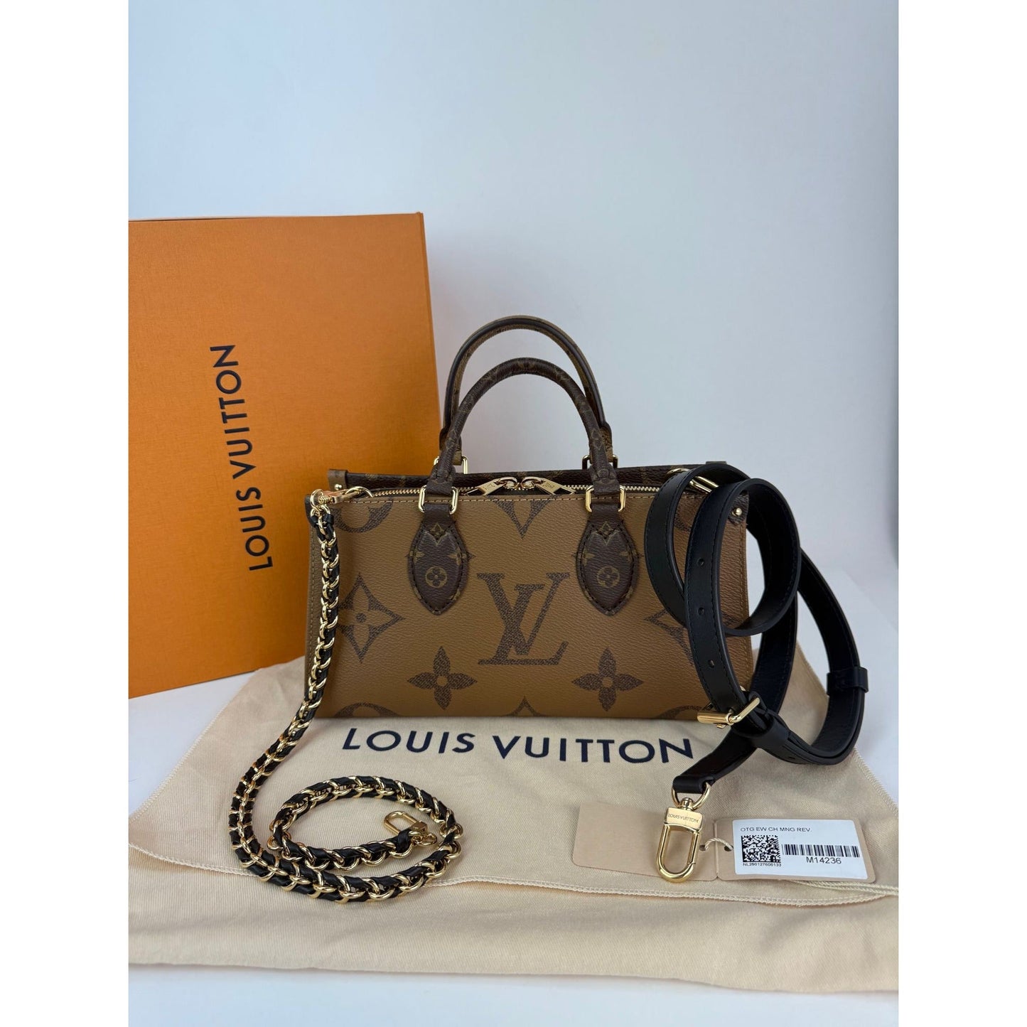 Sac bandoulière Louis Vuitton Onthego East West Chain