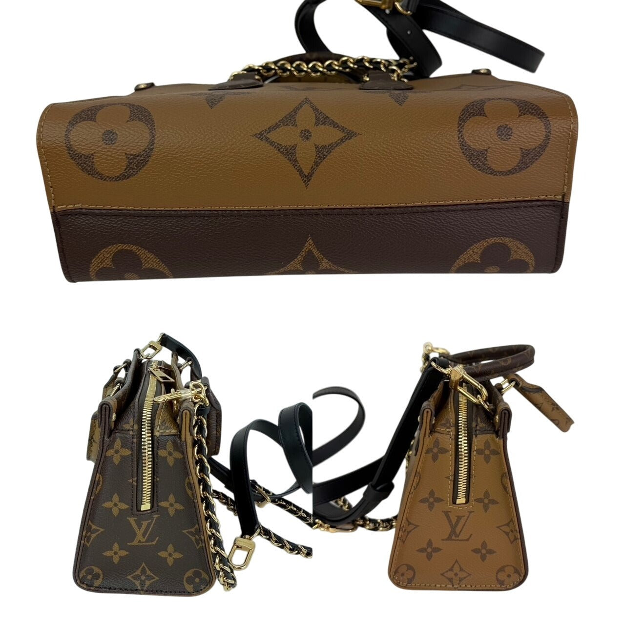 Sac bandoulière Louis Vuitton Onthego East West Chain
