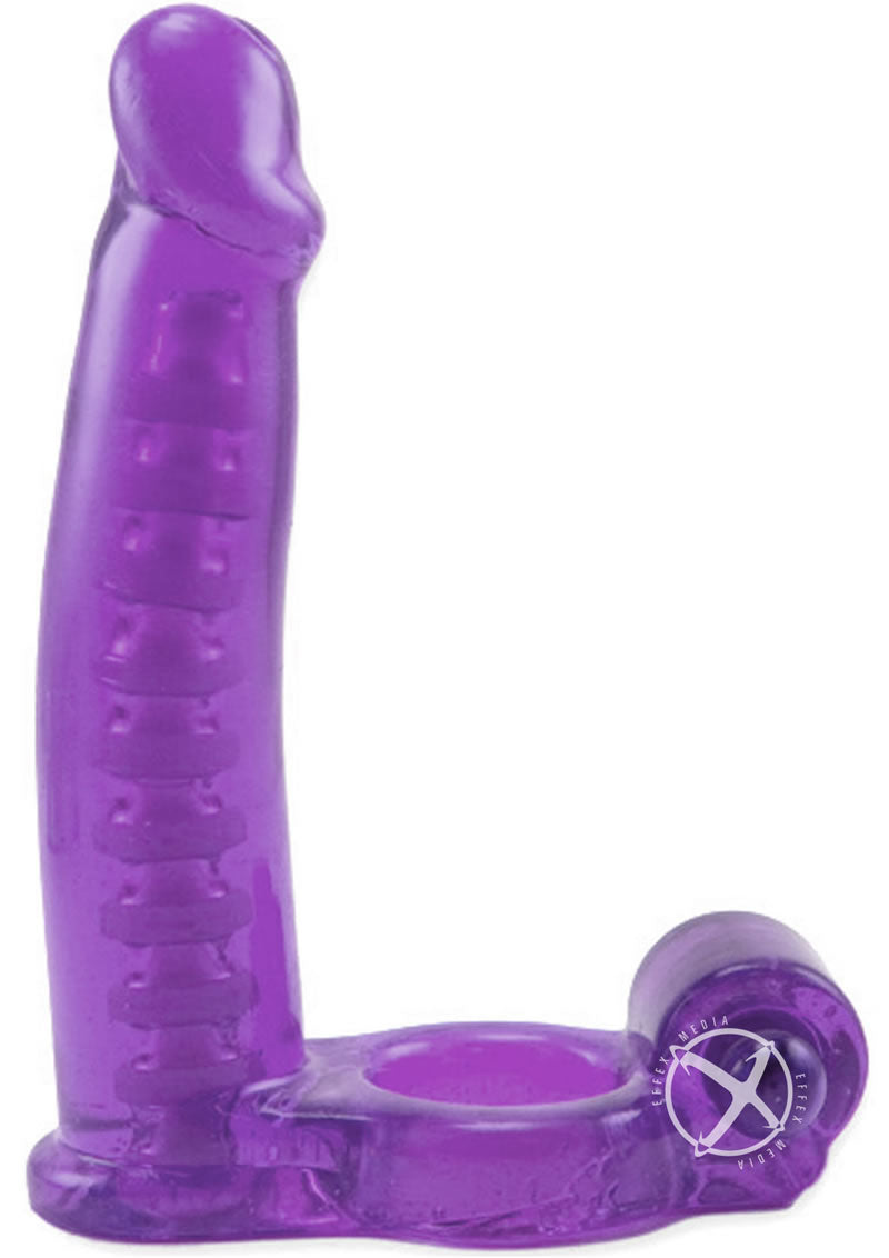 Double Penetrator Vibrating Cock Ring