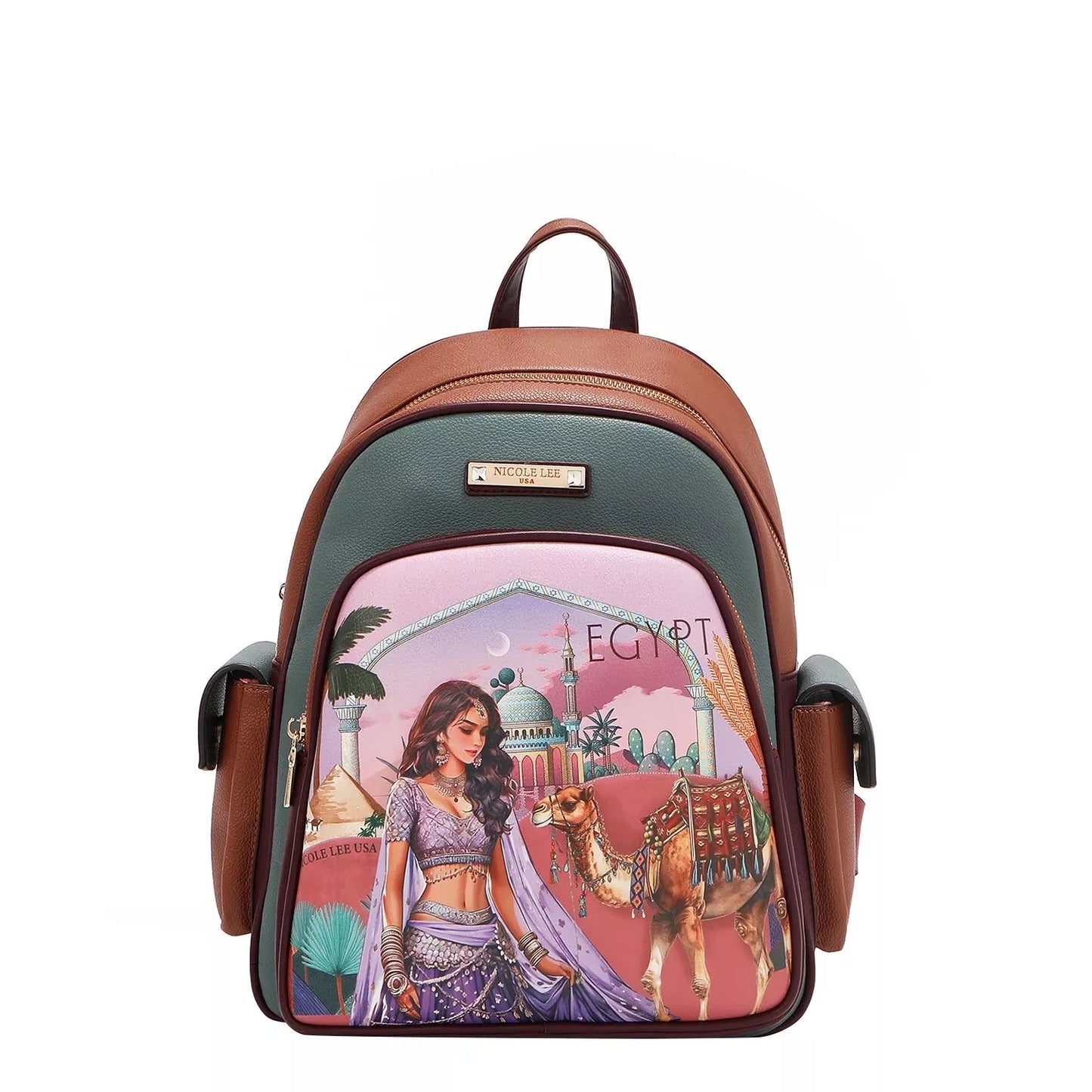 Nicole Lee USA Queen Cleopatra 3 Piece Bag Set Wallet