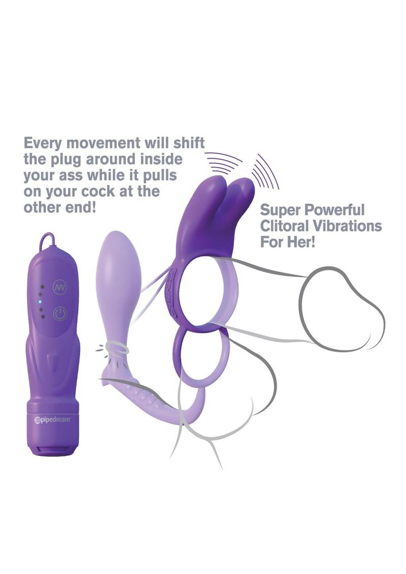 Fantasy C Ringz Ass Gasm Silicone Vibrating Rabbit