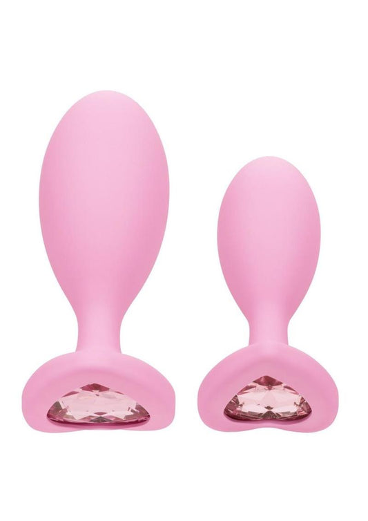 CalExotics First Time Crystal Booty Duo Silicone Anal Plug