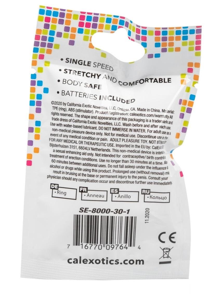 CalExotics Vibrating Cock Ring Foil Pack