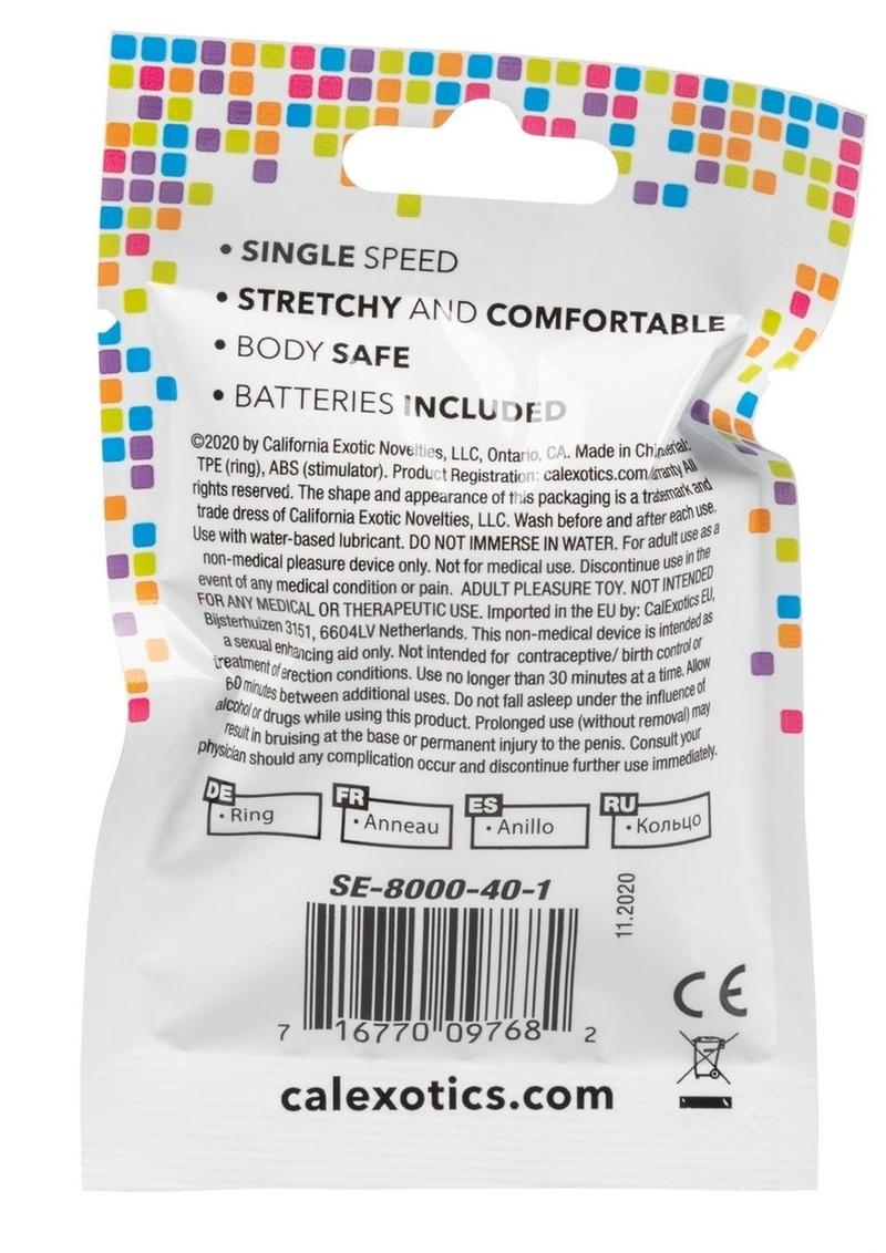 CalExotics Vibrating Cock Ring Foil Pack