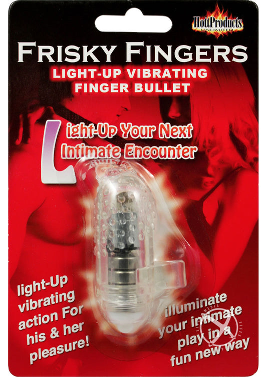 Pleasurer Light-Up Frisky Frisky Vibrating Finger Bullet