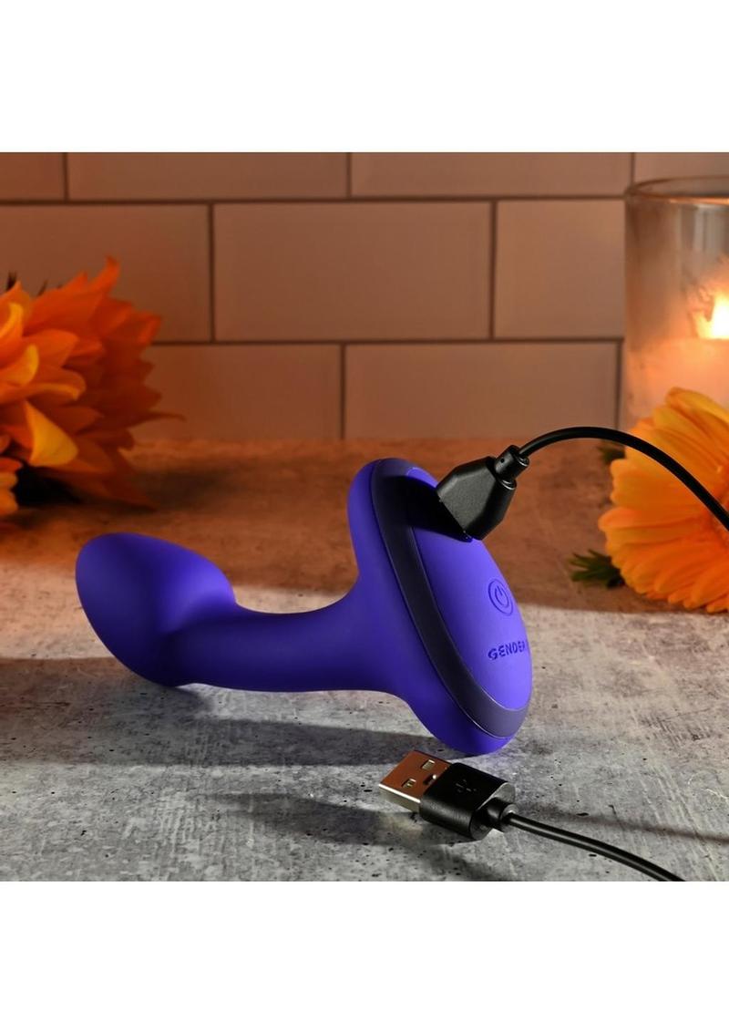 Gender X Anybodys Rechargeable Vibrating Butt Plug