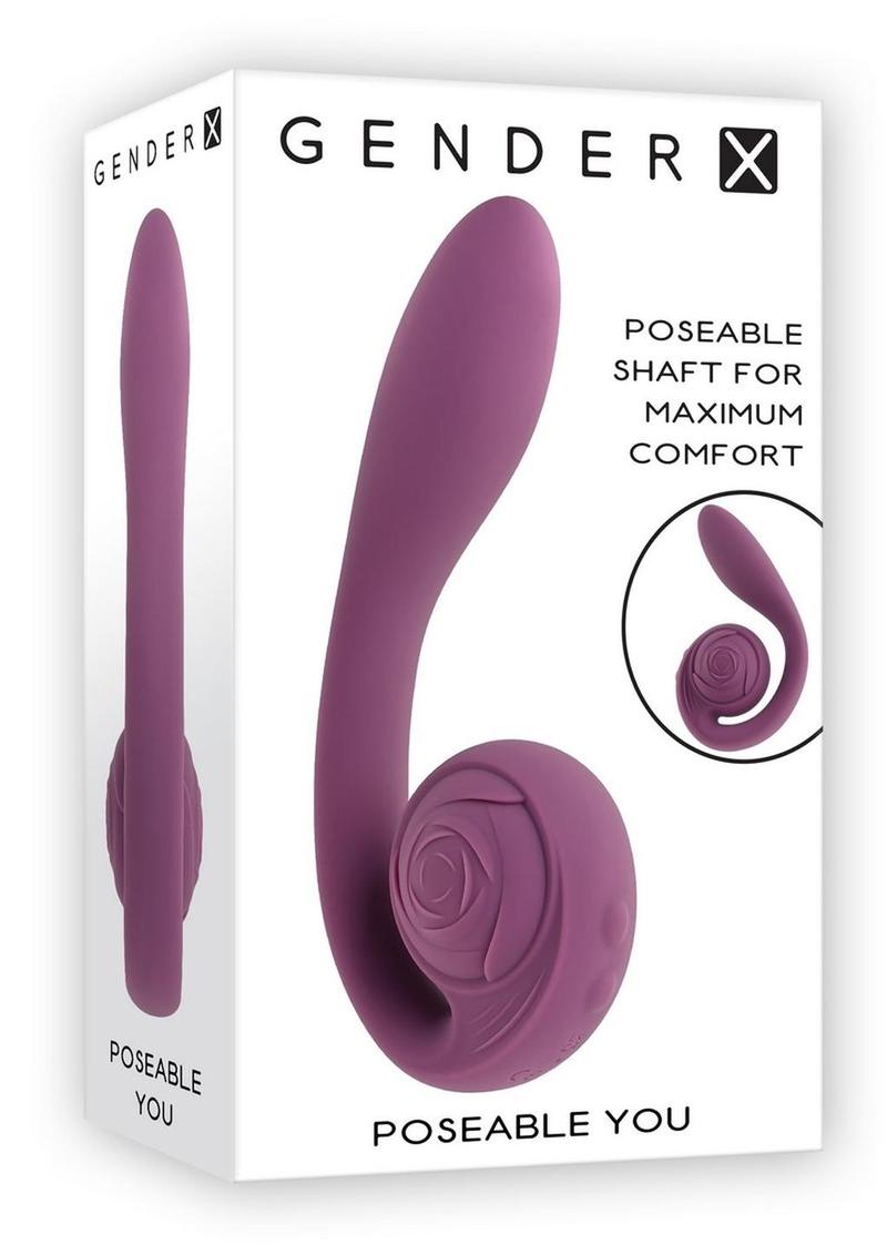 Gender X Poseable You Rechargeable Silicone Vibrating Dildo