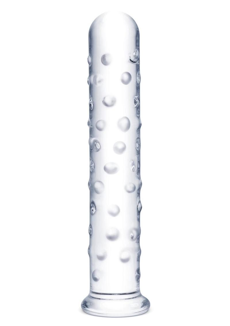 Glas Extra Large Glass Dildo With Luxury Satin Storage Bag