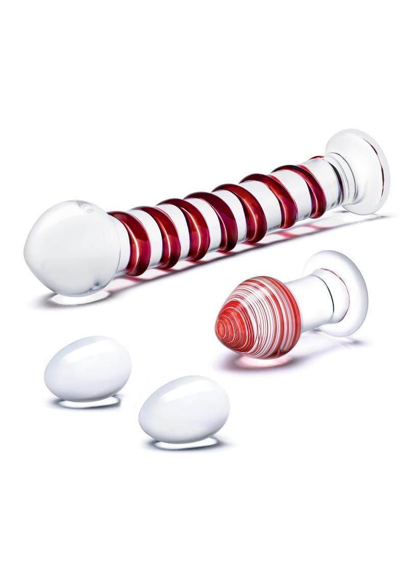 Glas Mr Swirly Handblown Glass Pleasure Set