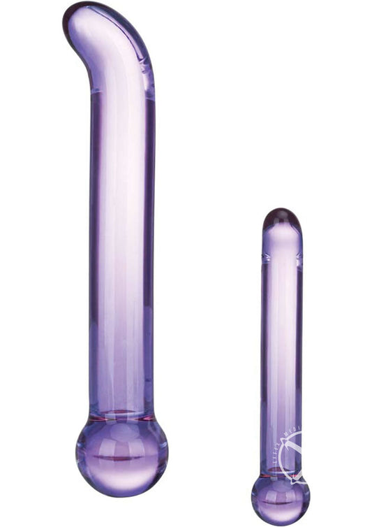 Glas Purple G Spot Tickler With Luxury Satin Storage Bag