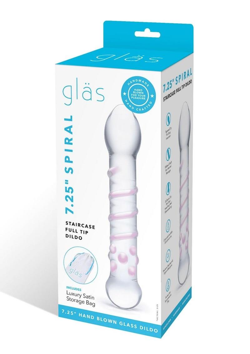 Glas Spiral Staircase Full Tip And  Easy to Clean Glass Dildo