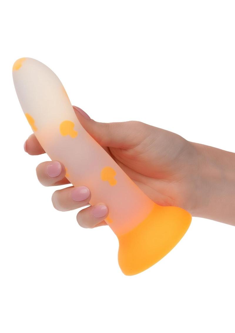 Glow Stick Mushroom Silicone Dildo
