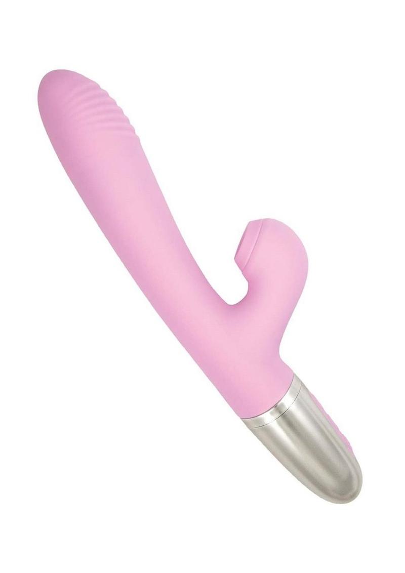 Goddess Tapping Thruster Rechargeable Silicone Rabbit Vibrator