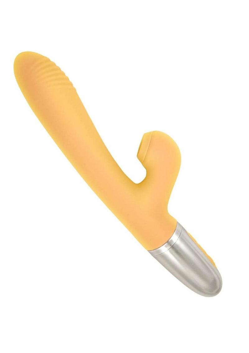 Goddess Tapping Thruster Rechargeable Silicone Rabbit Vibrator