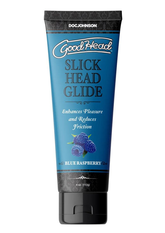 Good Head Slick Head Glide Blue Raspberry Flavored Lubricant