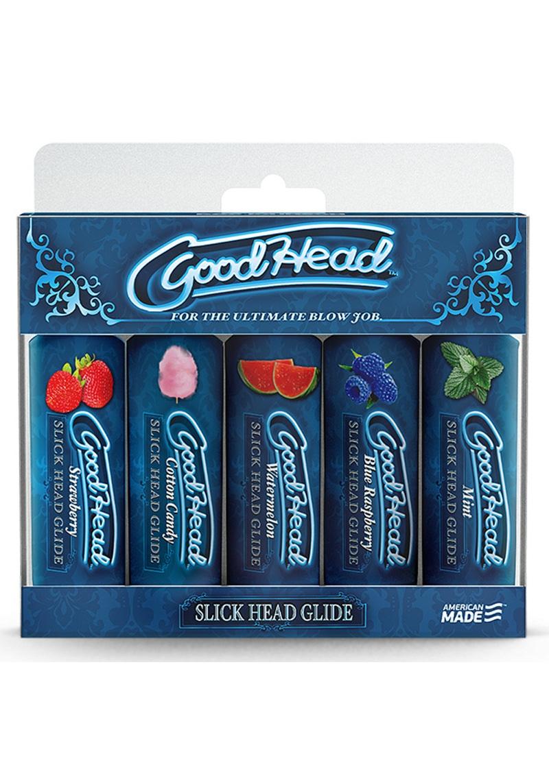 Good Head Slick Head Glide Flavored Lubricants Pack