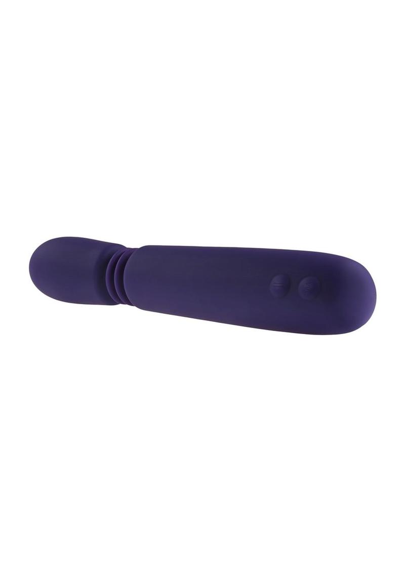 Handy Thruster Rechargeable Silicone Vibrator Purple