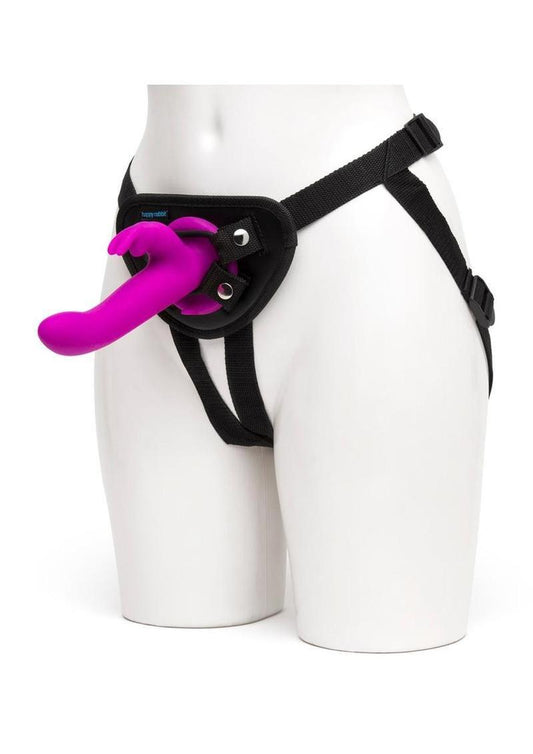 Happy Rabbit Strap-On Silicone Vibrating Harness Set