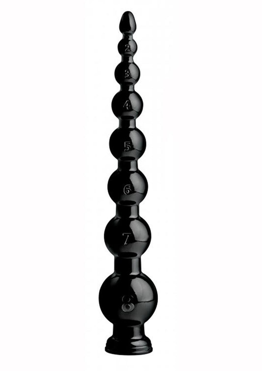 Hosed Graduated Beaded Hose 19in Long Silicone Anal Trainer