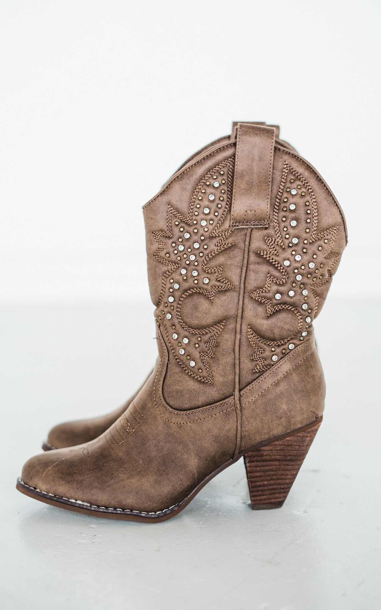 Bottes western Houston en taupe