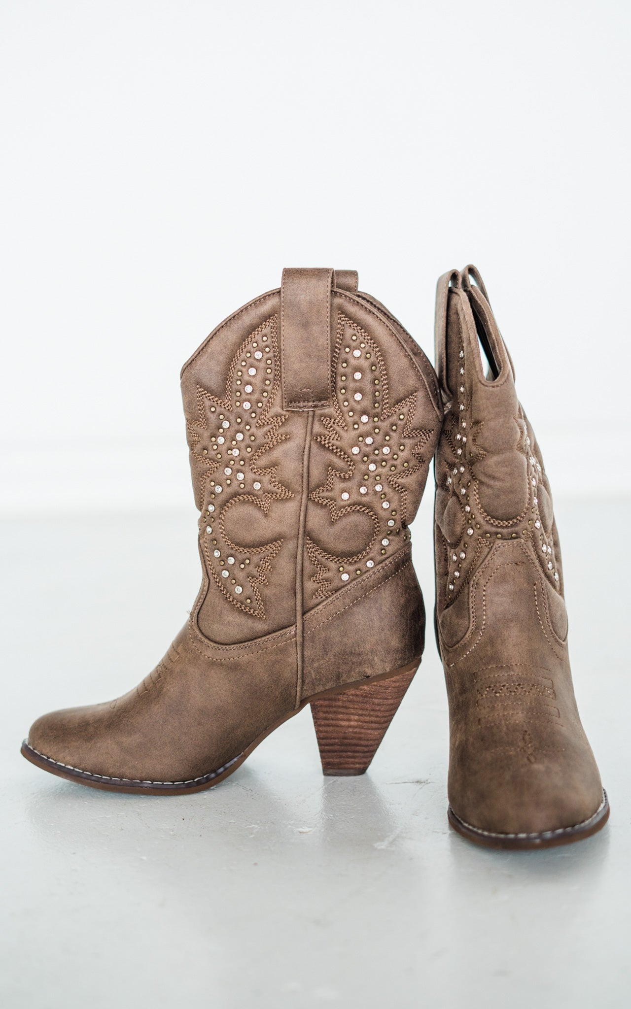 Bottes western Houston en taupe