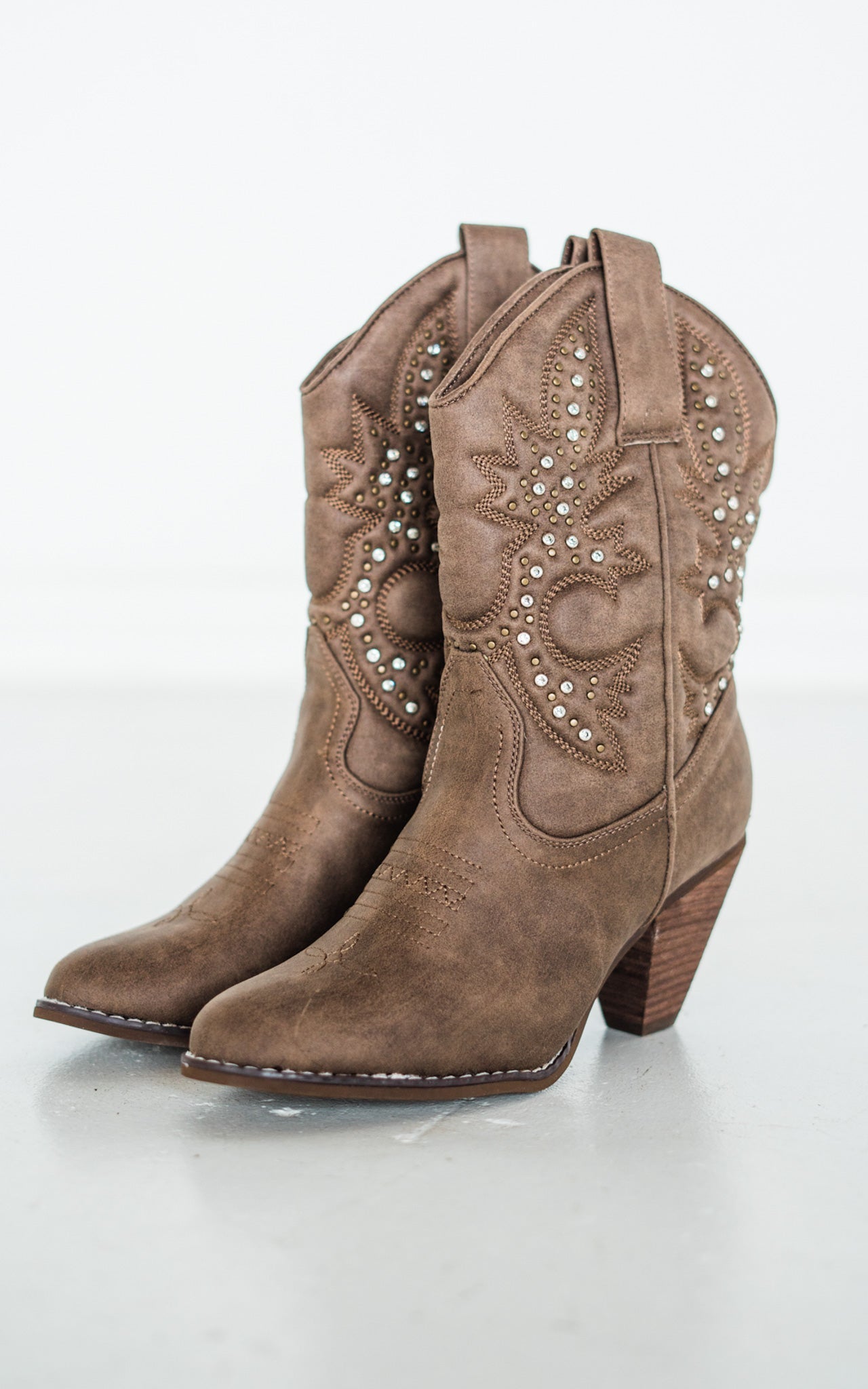 Bottes western Houston en taupe
