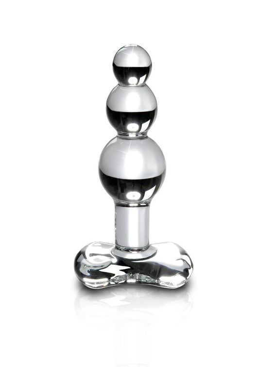 Icicles No. 47 Easy to Clean And Beaded Glass Anal Plug