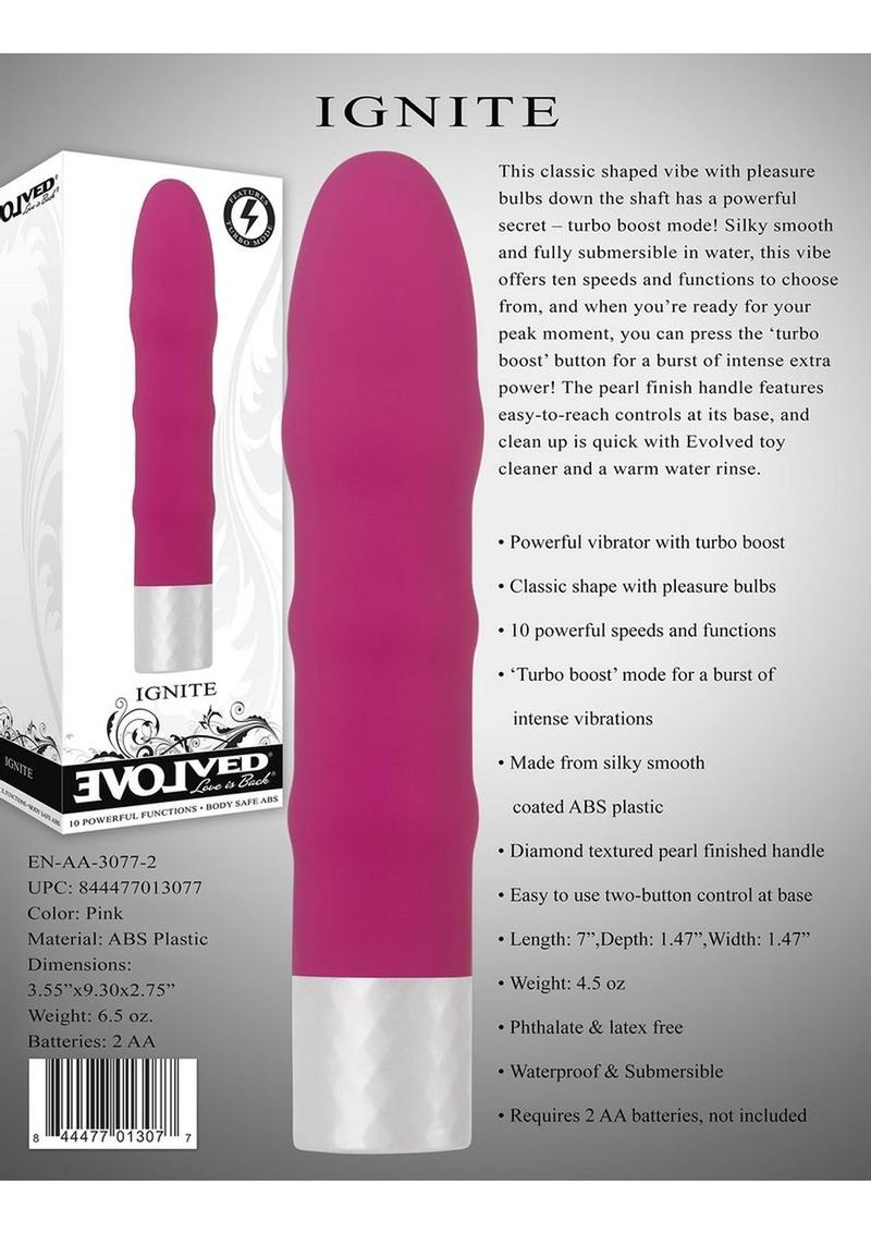 Ignite Turbo Boost Body Safe ABS Vibrator