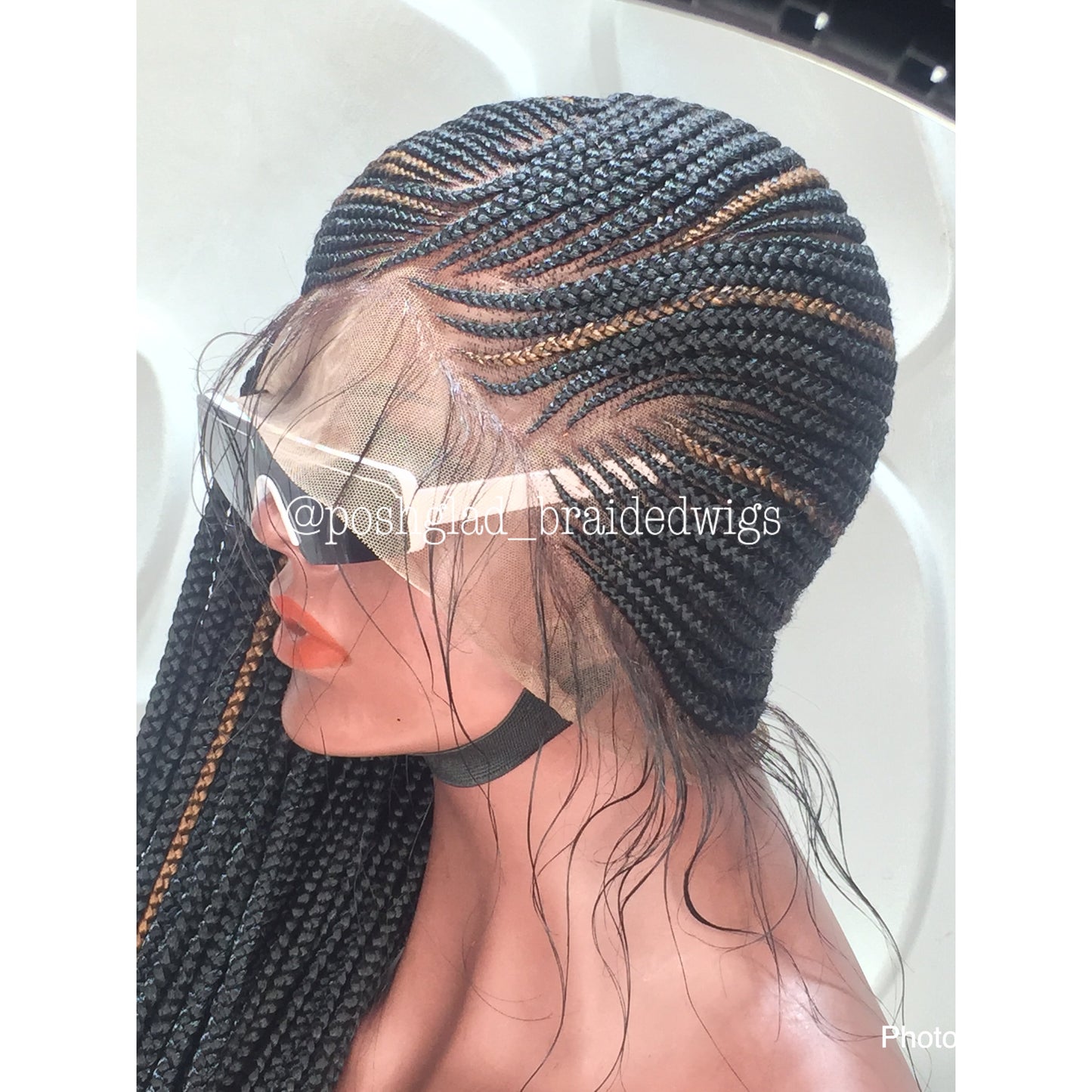 Cornrow Braid Wig - Full Lace - Abiona Lemonade