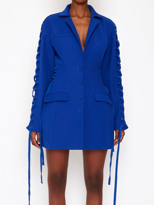 Women's Professional Blazer Jacket Long Sleeve Business Casual Outerwear