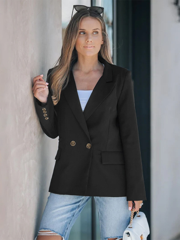 Veste de costume femme - Col à revers - Usage quotidien - Automne-Hiver